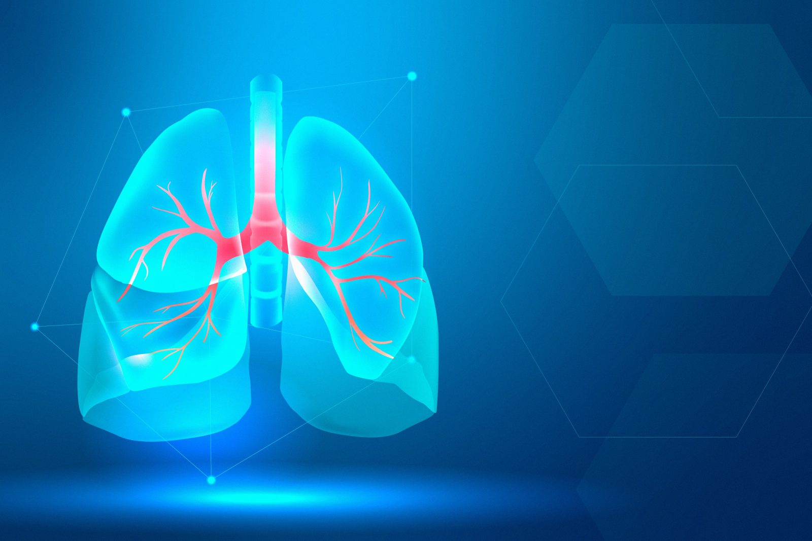 Lung banner for respiratory system smart healthcare