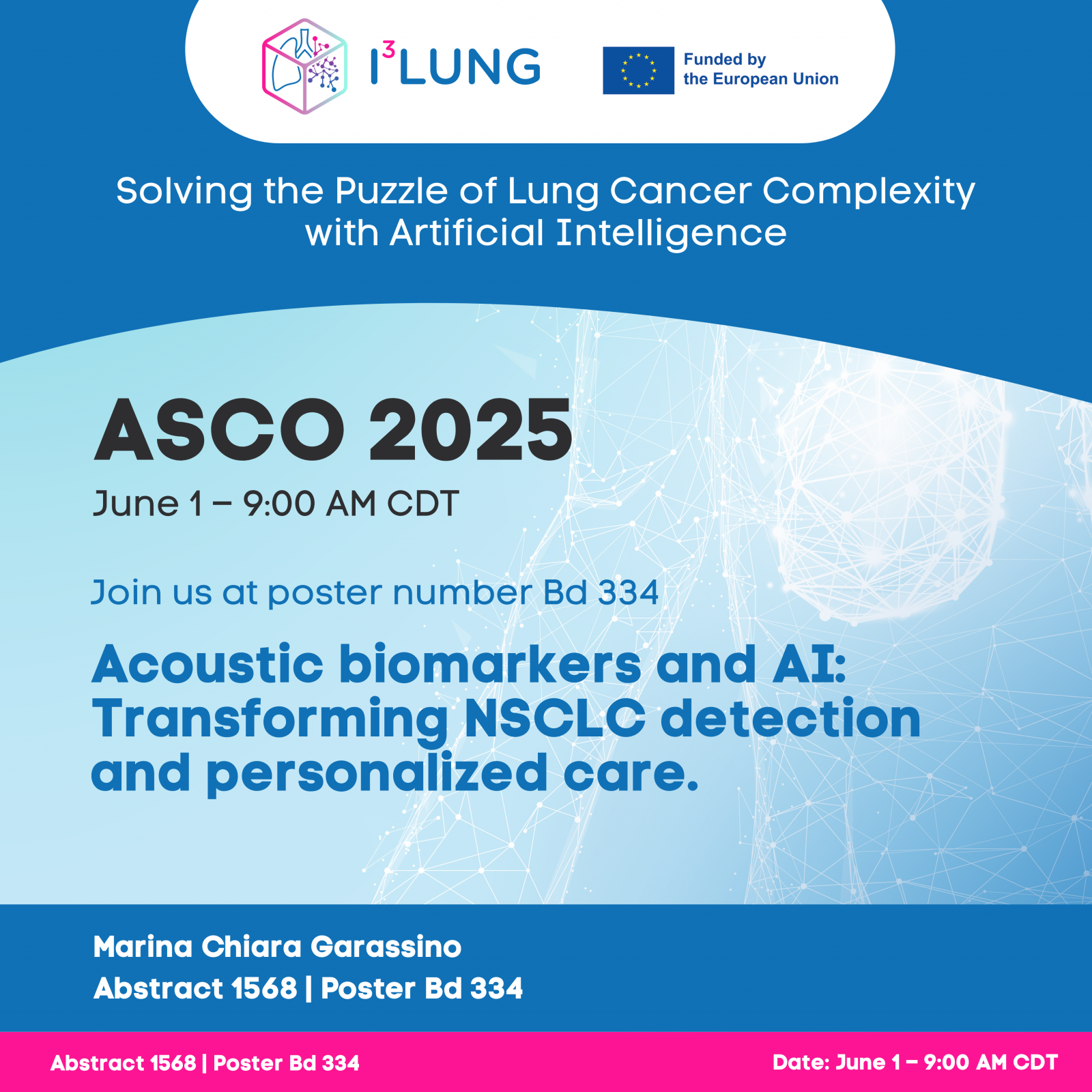 I3LUNG at ASCO 2025 🚀🫁