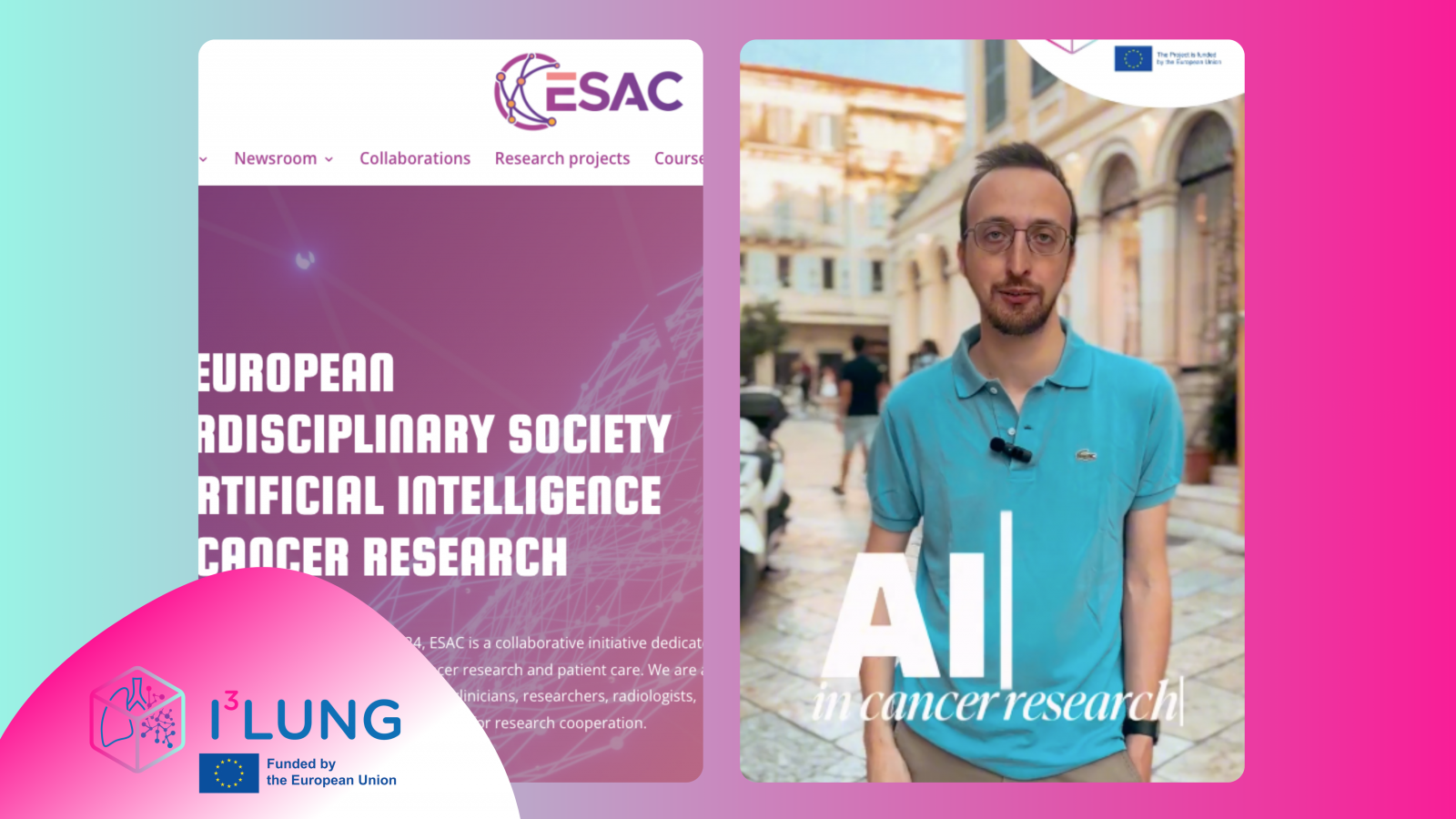 What is ESAC - European Interdisciplinary Society of AI for Cancer Research? 🤖🧬