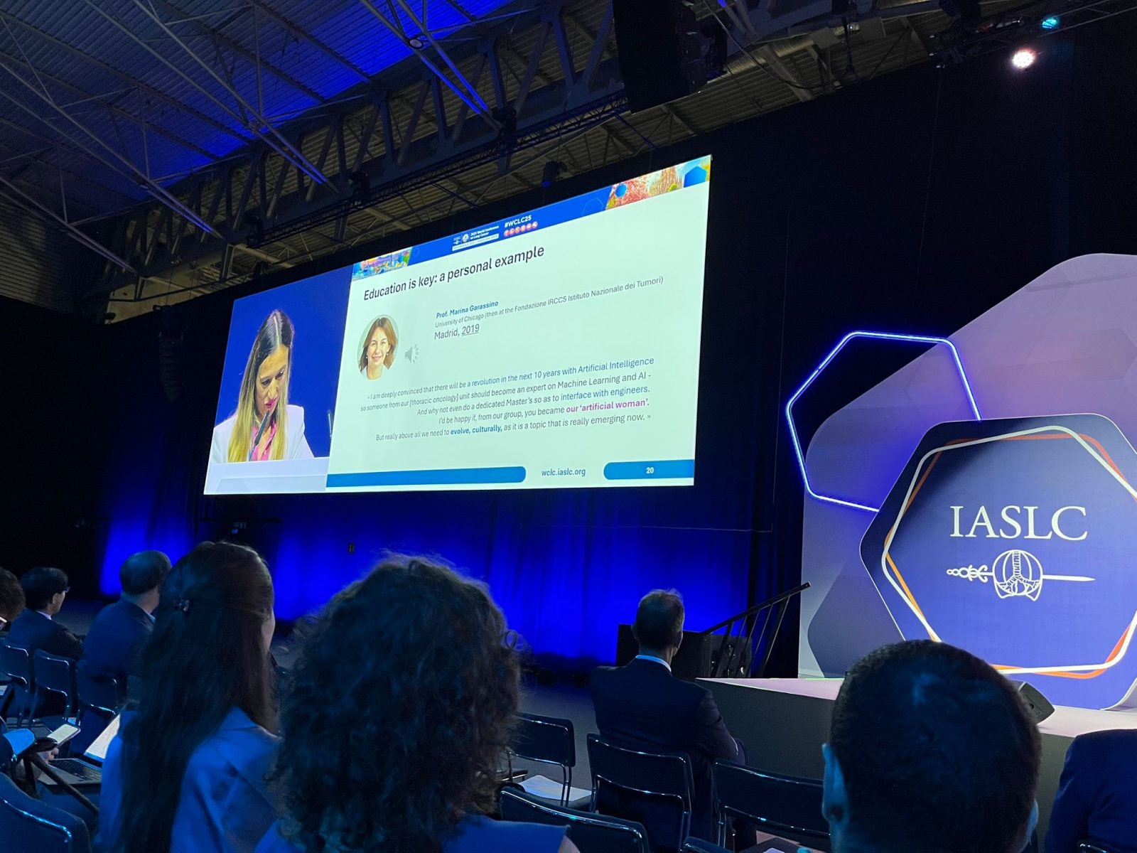 Arsela Prelaj represents I3LUNG at the WCLC 2025 Scientific Plenary